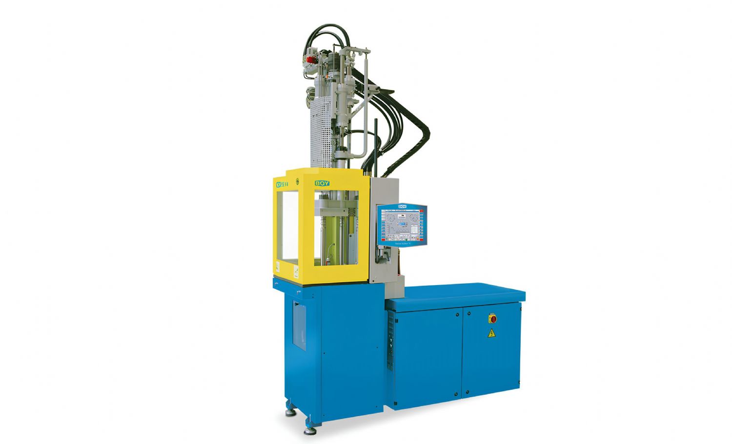 BOY 35 E VV Injection Molding Machine Fixed Lower Platen, High-Speed and Versatile Production Platform for Insert Molding and Overmolding Applications
