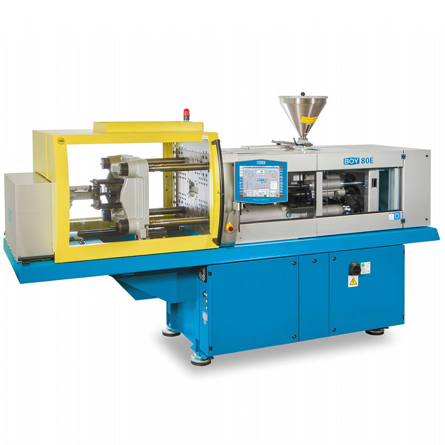 BOY 80 E Injection Molding Machine High-End Performance with 800 kN Clamping Force, Large Mold Space, and Superior Process Flexibility