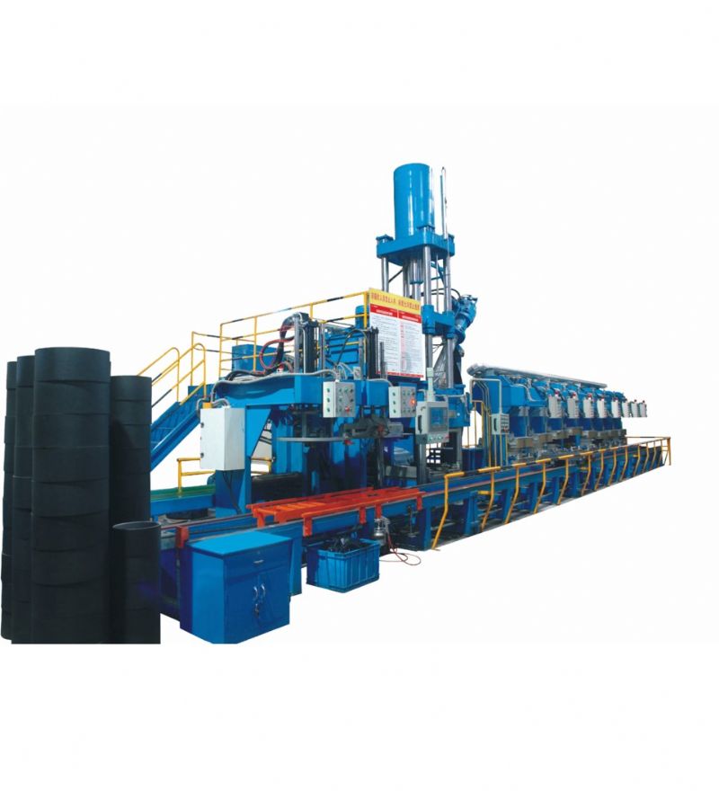 Presson Solid Rubber Tyre Production Line Injection Group Rubber